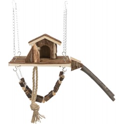 TRIXIE Zawieszany plac zabaw Janne 26 × 22 cm (myszy)