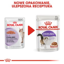 ROYAL CANIN Sterilised Gravy karma mokra w sosie dla kotów dorosłych, sterylizowanych 85g