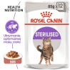 ROYAL CANIN Sterilised Gravy karma mokra w sosie dla kotów dorosłych, sterylizowanych 12x 85g