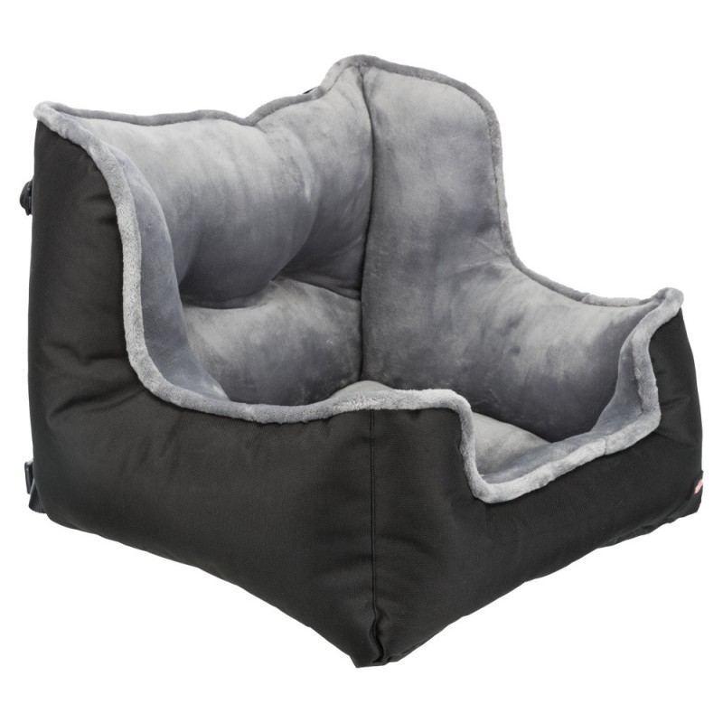 TRIXIE Fotelik fotel samochodowy dla psa (50 x 40 x 50 cm) - czarny / szary