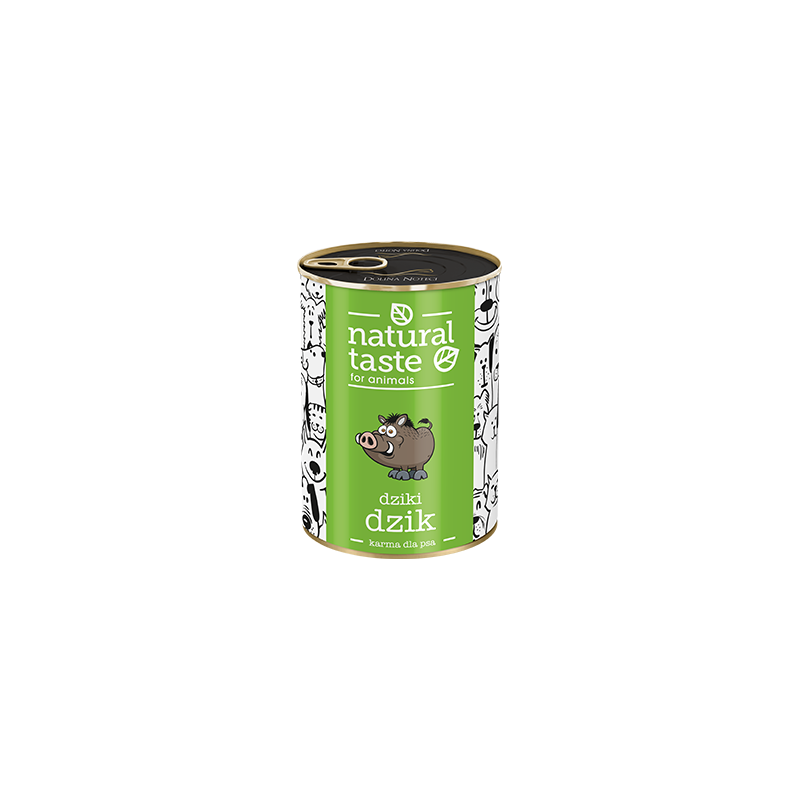 DOLINA NOTECI NATURAL TASTE Dziki Dzik 400g 12x 400g