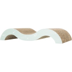 TRIXIE Drapak kartonowy Junior fala 38 × 7 × 18 cm - liliowy / miętowy