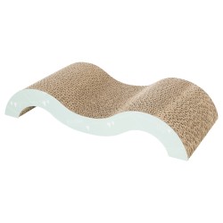 TRIXIE Drapak kartonowy Junior fala 38 × 7 × 18 cm - liliowy / miętowy