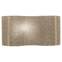 TRIXIE Drapak kartonowy Junior fala 38 × 7 × 18 cm - liliowy / miętowy