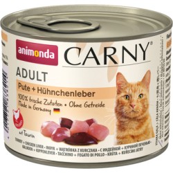 ANIMONDA Carny Adult - Indyk i wątróbka kurczaka 200g 12x 200g
