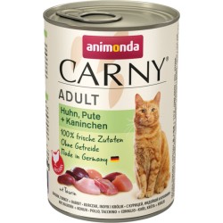 ANIMONDA Carny Adult - Kurczak, Indyk i królik 400g 400g