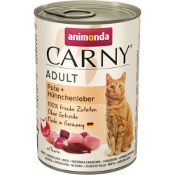 ANIMONDA Carny Adult - Indyk i wątróbka kurczaka 400g 24x 400g
