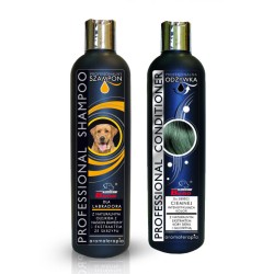Zestaw dla Labradora o ciemnej sierści: Szampon i Odżywka SUPER BENO PROFESSIONAL