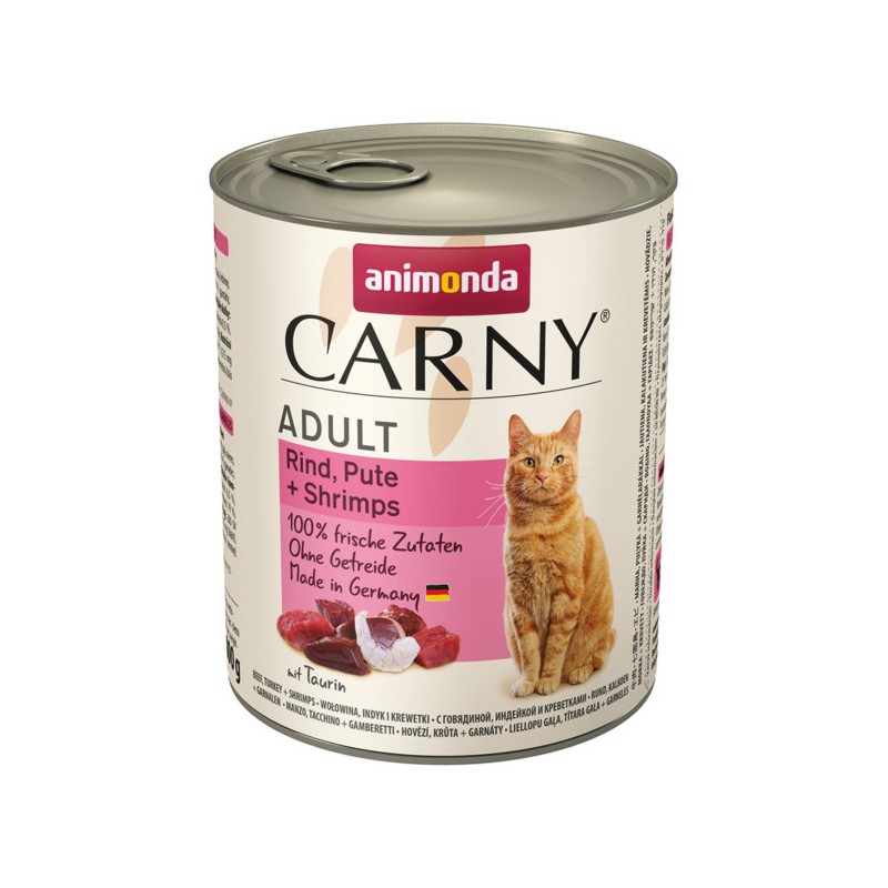 ANIMONDA Carny Adult - Wołowina indyk i krewetki 800g 800g