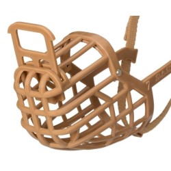 BASKERVILLE Anti Scavenge Classic beżowy - kaganiec dla ras o dłuższym pysku 6