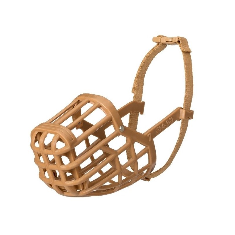 BASKERVILLE Anti Scavenge Classic beżowy - kaganiec dla ras o dłuższym pysku 8