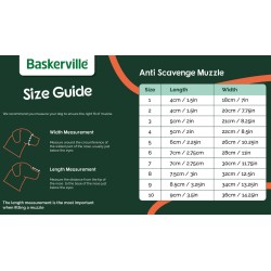 BASKERVILLE Anti Scavenge Classic beżowy - kaganiec dla ras o dłuższym pysku 9