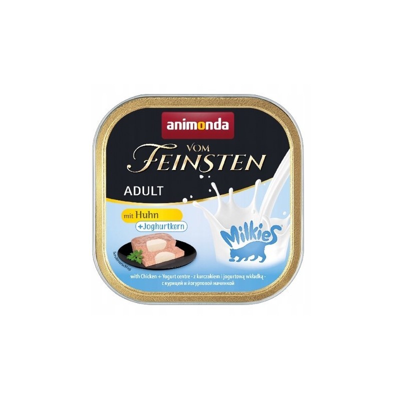 ANIMONDA Cat Vom Feinsten Adult Milkies - Kurczak i jogurt 100g
