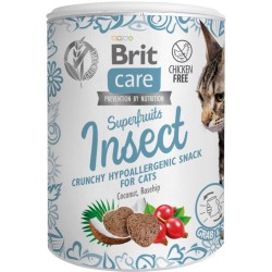 BRIT CARE Cat Snack Superfruits Insect 100g