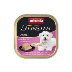 ANIMONDA Dog Vom Feinsten Adult z kurczakiem, jajkiem i szynką 6x 150g