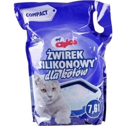 CHICO Żwirek silikonowy - compact naturalny 4x 7,6l