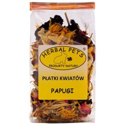 HERBAL PETS Płatki kwiatów - Papugi 30g