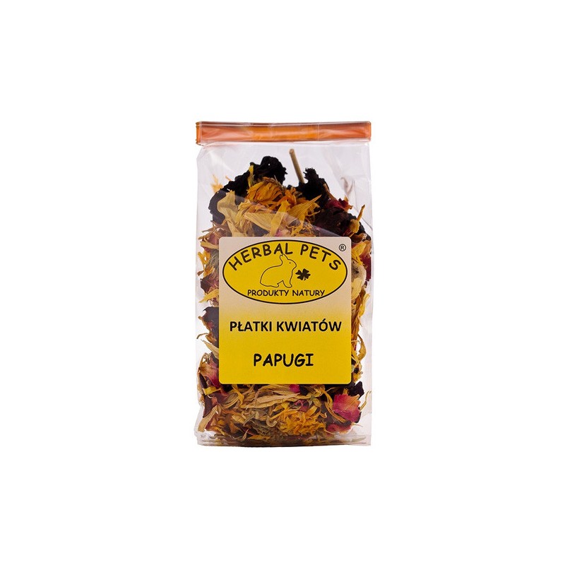 HERBAL PETS Płatki kwiatów - Papugi 30g
