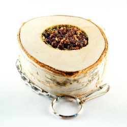 HAM-STAKE Brzozowa huśtawka z nasionami i dziką różą (5 x 6 cm)