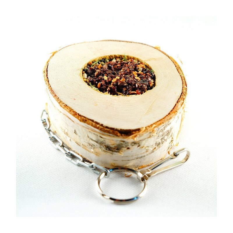 HAM-STAKE Brzozowa huśtawka z nasionami i dziką różą (5 x 6 cm)