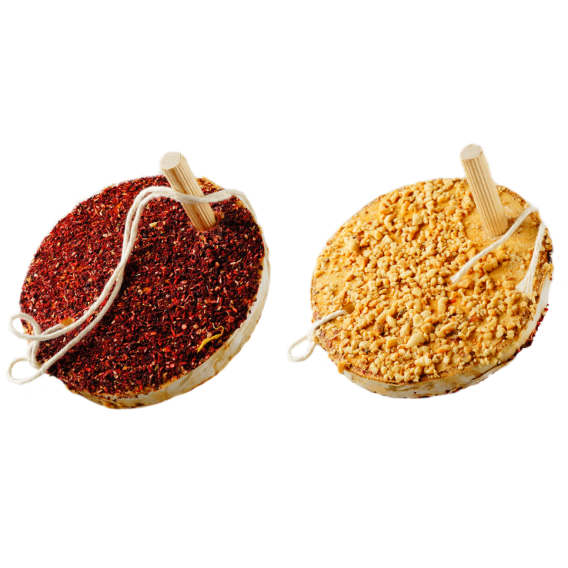 HAM-STAKE Gryzak brzozowy z orzechem i hibiskusem