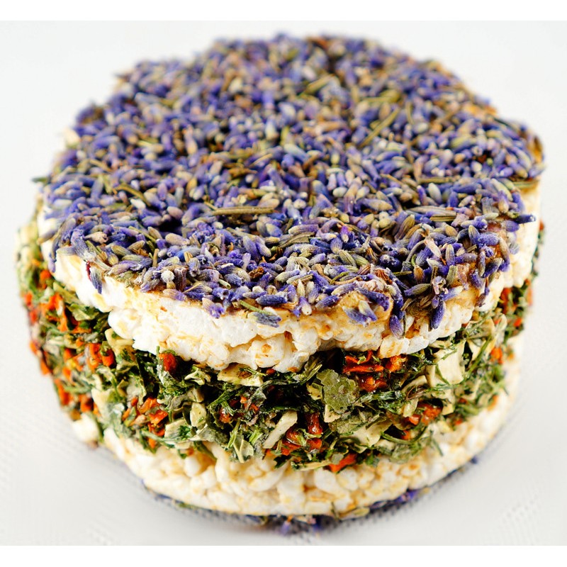 HAM-STAKE Hamburger ryżowy z lawendą i warzywami