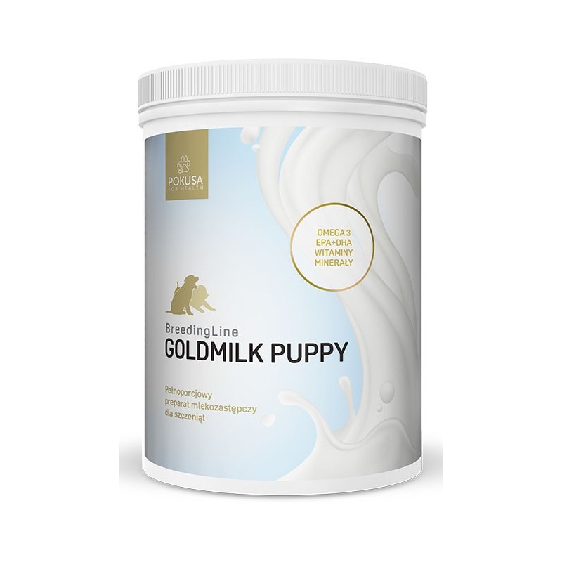 POKUSA BreedingLine GoldMilk Puppy - preparat mlekozastępczy dla szczeniąt 1000g