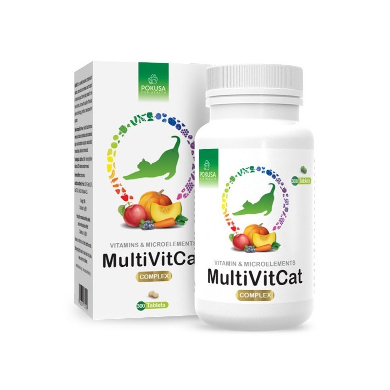 POKUSA GreenLine MultiVit Cat 300 tabl.