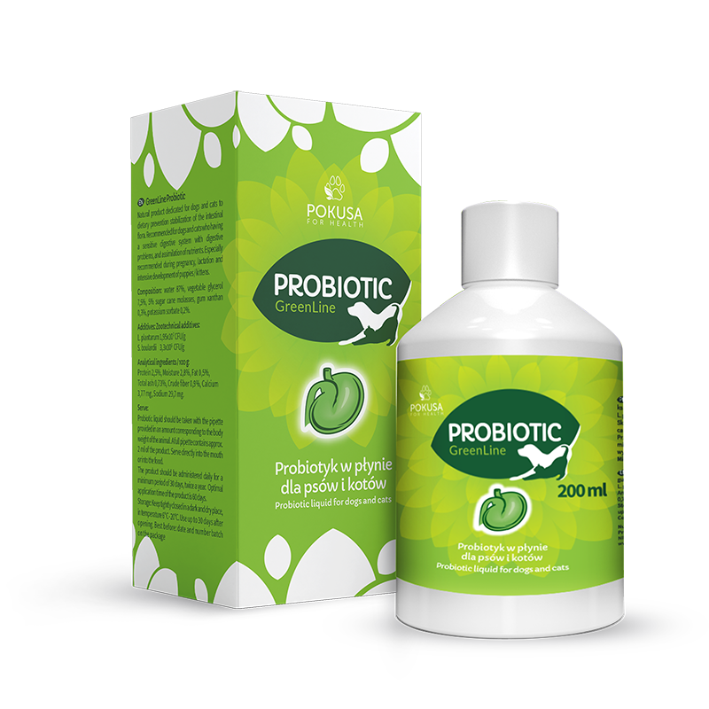 GreenLine Probiotyk w płynie 200ml dla psów