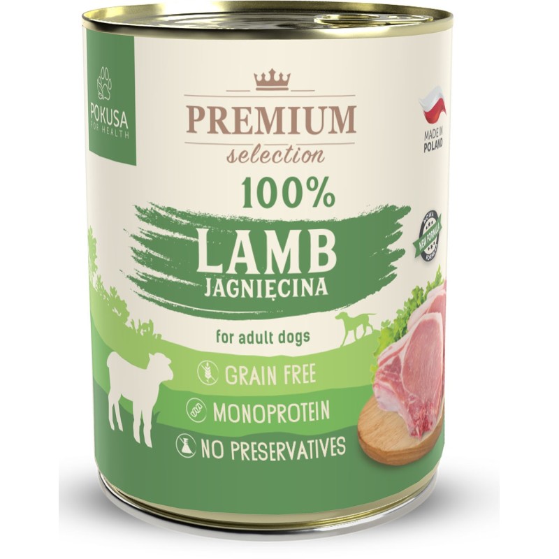 POKUSA Premium Selection 100% Jagnięcina - 400g