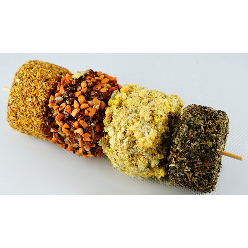 HAM-STAKE Szaszłyk dla gryzonia ziołowo - zbożowy 12cm