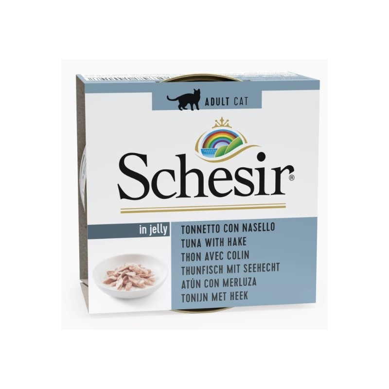 SCHESIR Tuńczyk z morszczukiem w galaretce 85g (puszka) 85g