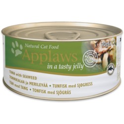 APPLAWS Cat Tuńczyk z wodorostami w galaretce 24x 70g