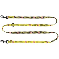 DINGO Smycz przepinana City - Nie Dotykaj 2,0 x 220 cm