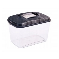 PET INN Transporter plastikowy Amber Mini - Czarny