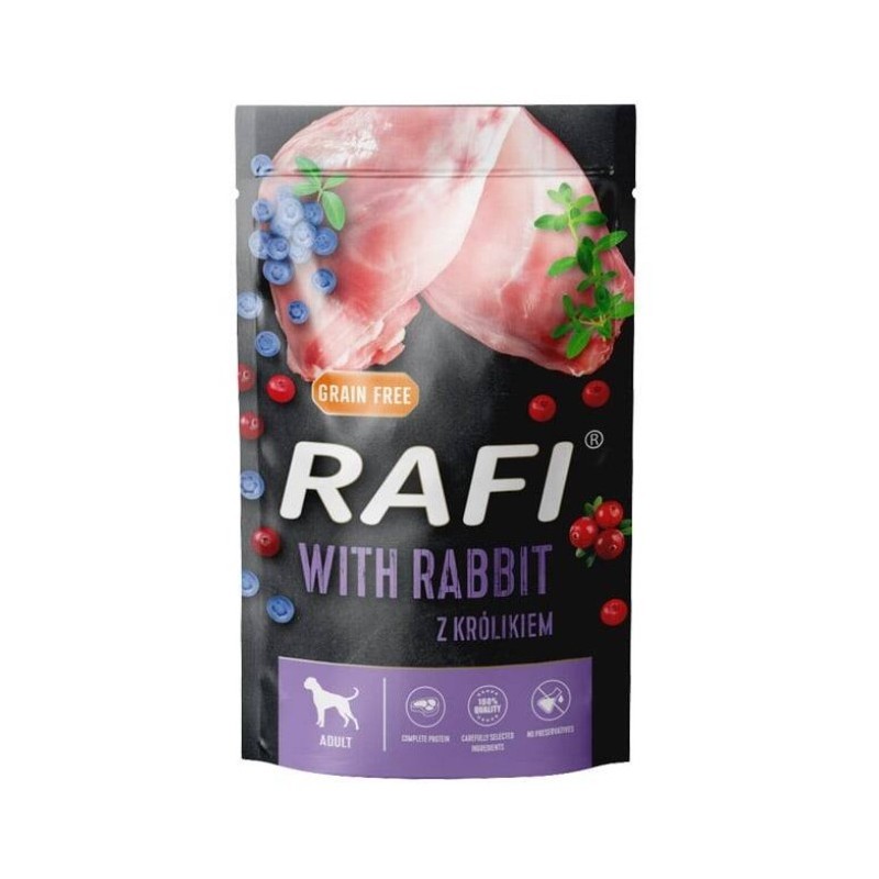 DOLINA NOTECI Rafi z królikiem 500g (saszetka)