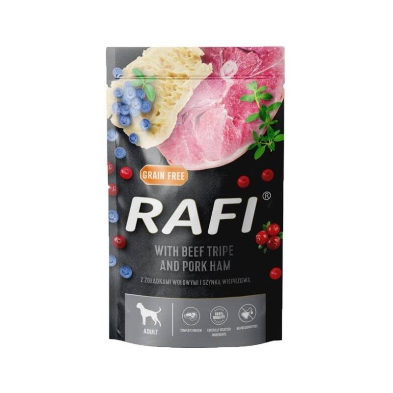 DOLINA NOTECI Rafi z żołądkami wołowymi i szynką 500g (saszetka)