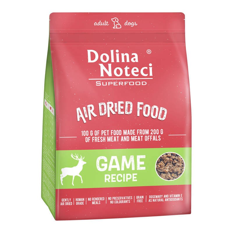DOLINA NOTECI Superfood Danie z Dziczyzny - karma suszona dla psa 1kg