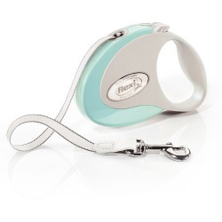 FLEXI Smycz automatyczna Style S taśma 3 m do 12kg - Miętowa