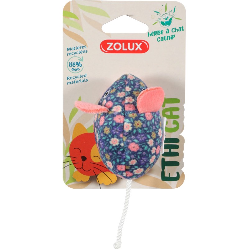 ZOLUX Zabawka dla kota ETHICAT mysz - kwiaty