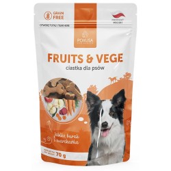 POKUSA Fun and Mniam ciastka dla psów Fruits and Vege 70g