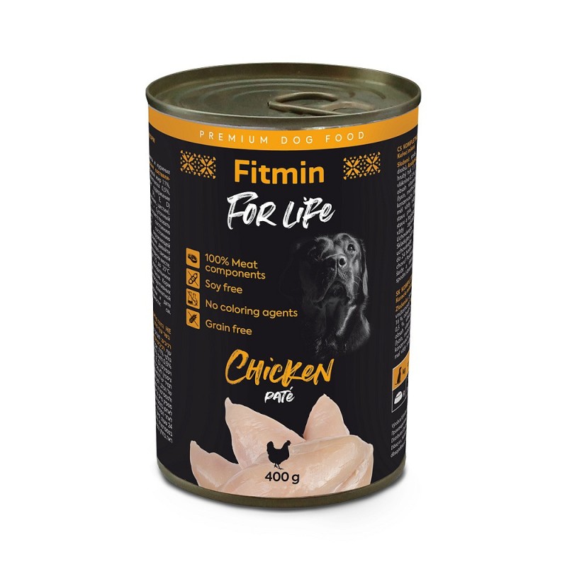 FITMIN For Life Adult Chicken - nowa receptura 800g