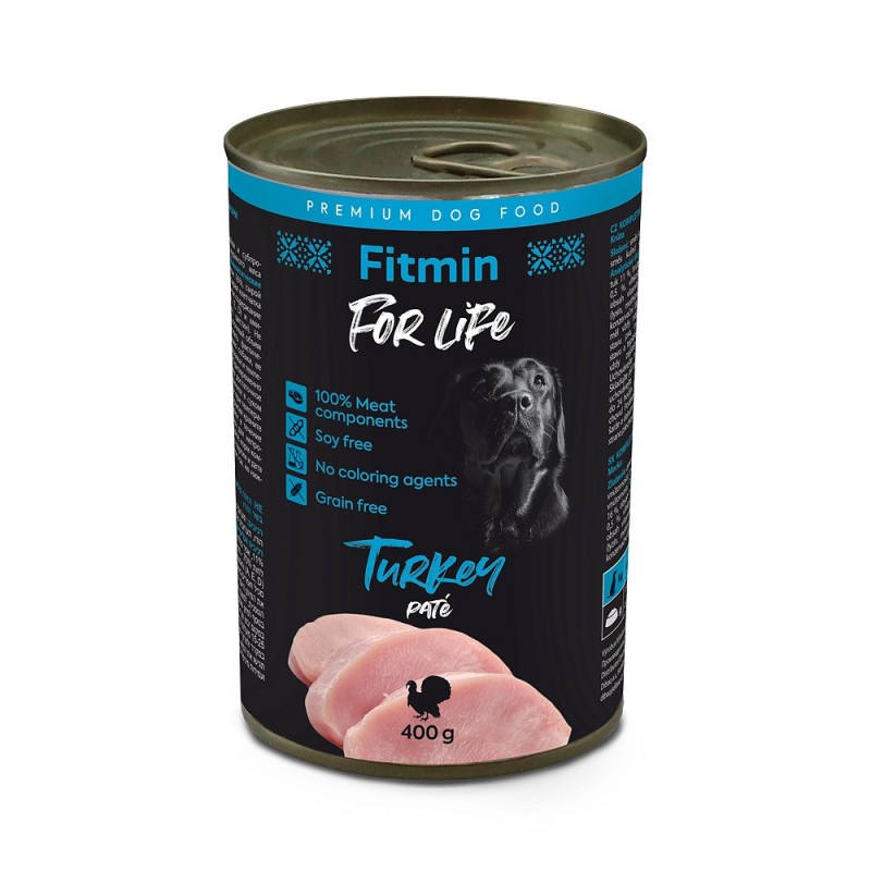 FITMIN For Life Adult Turkey - nowa receptura 400g