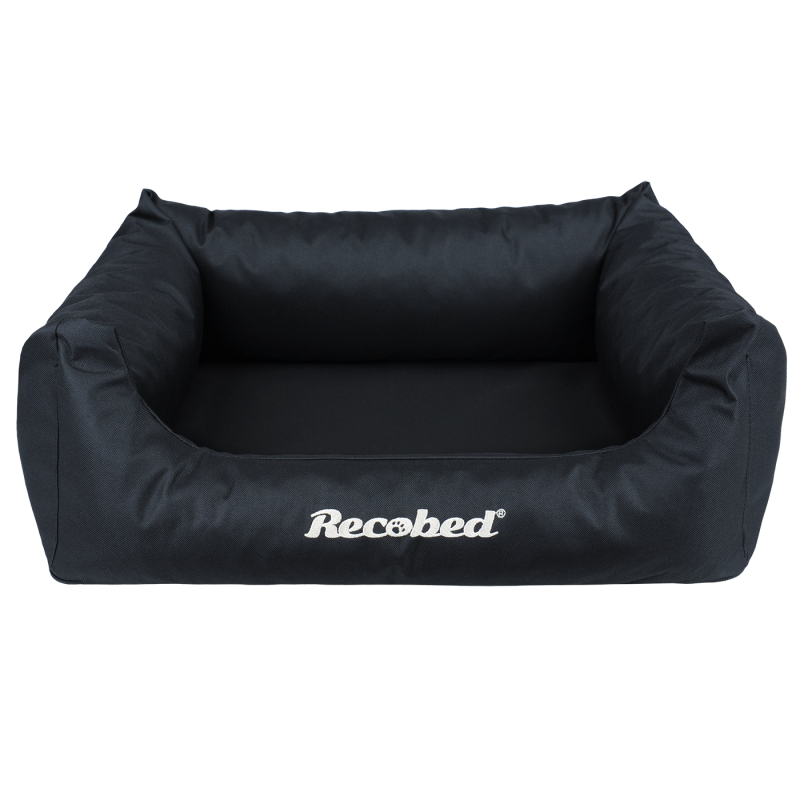 RECOBED Kanapa Baltic czarny rozmiar L: 100 x 80 x 24 cm