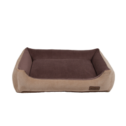 RECOBED Kanapa Siberian double Beż/Brąz rozmiar M: 80 x 65 x 18 cm