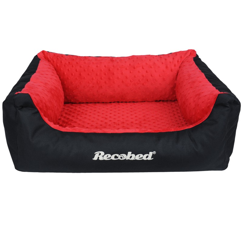 RECOBED Kanapa Sargasso Czarny & Czerwony