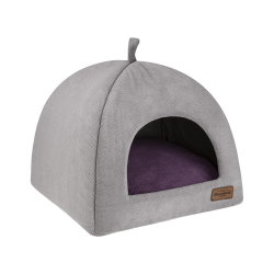 RECOBED Budka Siberian szary/fiolet M 50 x 50 x 40 cm