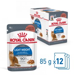 ROYAL CANIN Light Weight Care karma mokra w sosie dla kotów dorosłych, z tendencją do nadwagi 48x 85g