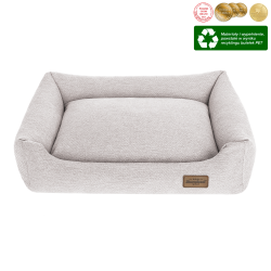 RECOBED Kanapa Harmony jasny szary rozmiar M: 80 x 65 x 14 cm