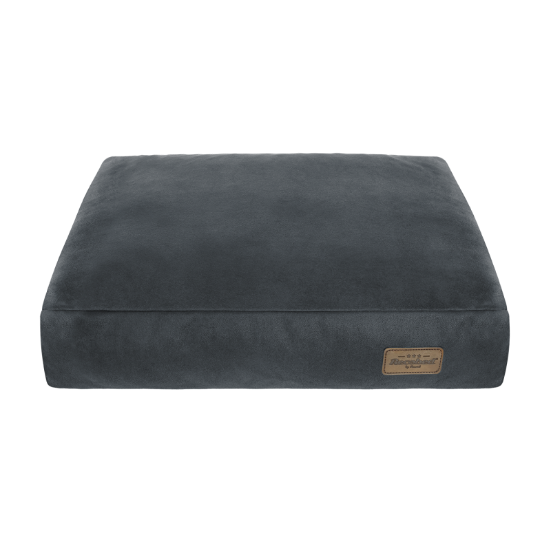 RECOBED Mata Welur PLUS szary rozmiar L: 80 x 60 x 15 cm